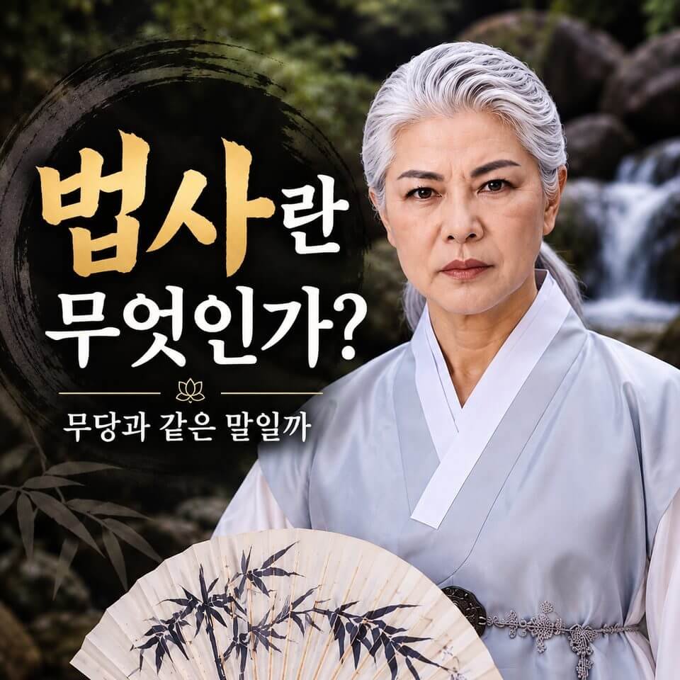 무속 이야기를 하다 보면 ‘무당’이라는 말은 익숙하지만 ‘법사’라는 말은 조금 낯설게 느끼는 분들이 있습니다.