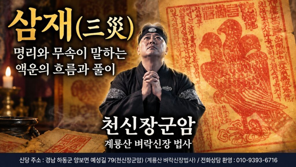 명리학의 삼재와 무속의 삼재, 무엇이 같고 무엇이 다른가